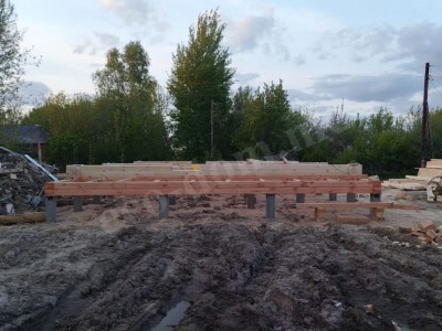 Строительство домов под усадку в Пскове