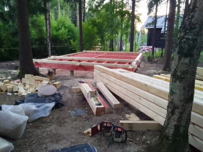 Дом из клееного бруса под ключ в Мытищах