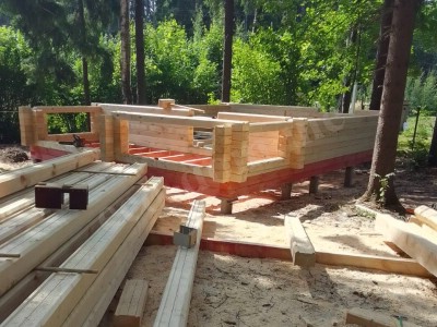 Дом из клееного бруса под ключ в Мытищах