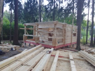 Строительство домов под усадку в Воткинске