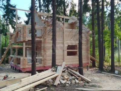 Дом из клееного бруса под ключ в Набережных Челнах
