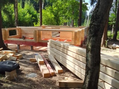 Дом из клееного бруса под ключ в Подольске