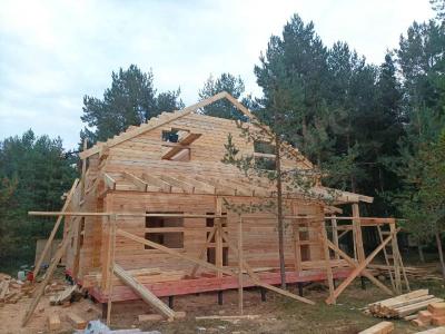 Дом из клееного бруса под ключ в Гусь-Хрустальном