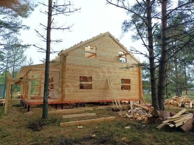 Дом из клееного бруса под ключ в Гусь-Хрустальном