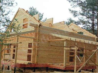 Дом из клееного бруса под ключ в Гусь-Хрустальном