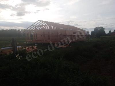 Дом из клееного бруса под ключ в Кудрово