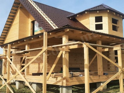 Строительство домов под усадку в Нижнекамске