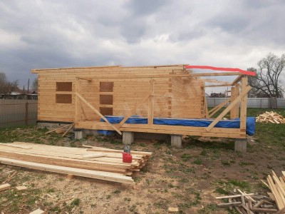 Строительство домов под усадку в Сарапуле