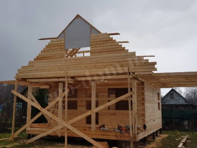 Дом из бревна под ключ в Альметьевске