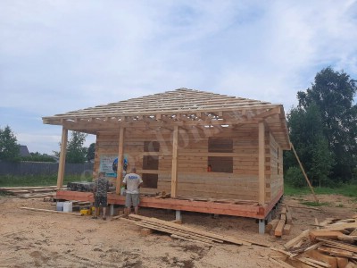 Дом из клееного бруса под ключ в Химках