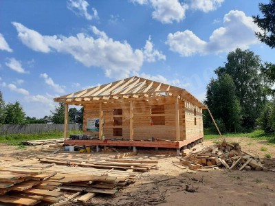 Дом из клееного бруса под ключ в Череповце